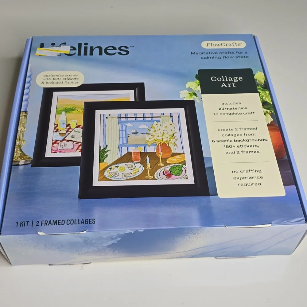 Collage Art Kit - Black Frames Lifelines